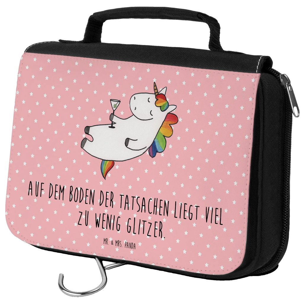 Kulturbeutel Einhorn Cocktail Kulturbeutel, Zum Aufhängen, Waschtasche, Kosmetiktasche, Damen, Herren, Aufbewahrungstasche, Schminktasche, Kosmetikbeutel, Organizer, Kulturtasche, Schminkutensil, Einhorn, Einhörner, Einhorn Deko, Pegasus, Unicorn, Party, Spaß, Feiern, Caipirinha, Rum, Cuba Libre, Sekt, Freundin, Geburtstag, lustig, witzig, Spruch, Glitzer