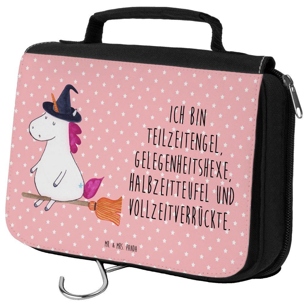 Kulturbeutel Einhorn Hexe Kulturbeutel, Zum Aufhängen, Waschtasche, Kosmetiktasche, Damen, Herren, Aufbewahrungstasche, Schminktasche, Kosmetikbeutel, Organizer, Kulturtasche, Schminkutensil, Einhorn, Einhörner, Einhorn Deko, Unicorn, Frau, Ehefrau, Hexe, Teufel, Engel, Verrückte, Freundin, Leben, Zicke