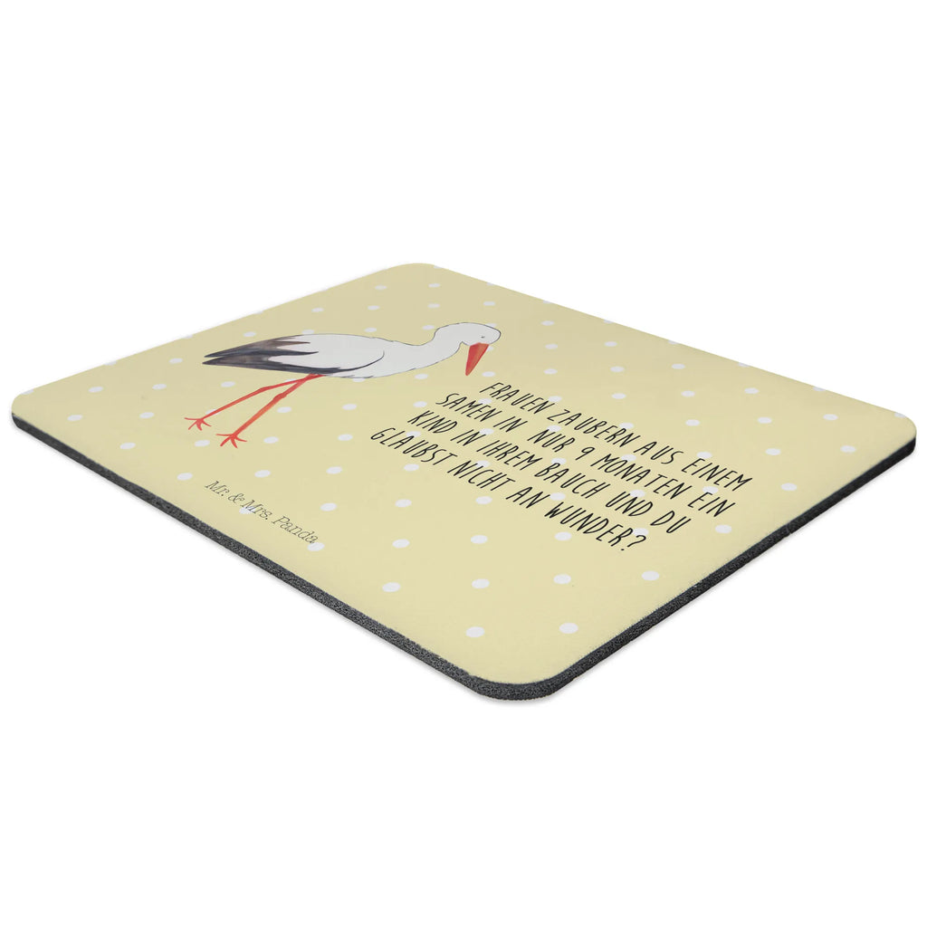 Mauspad Storch Mousepad, Computer zubehör, Büroausstattung, PC Zubehör, Arbeitszimmer, Mauspad, Einzigartiges Mauspad, Designer Mauspad, Mausunterlage, Mauspad Büro, Tiermotive, Gute Laune, lustige Sprüche, Tiere, Storch, Störche, Schwangerschaft, Geburt, Mutter, Mütter, Mutter werden, Schwanger, Babybauch, Baby