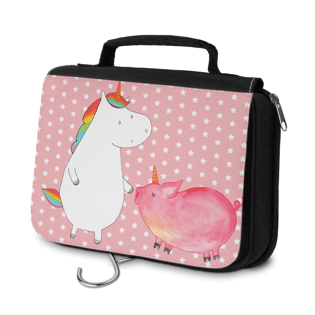 Kulturbeutel Einhorn Schwein Kulturbeutel, Zum Aufhängen, Waschtasche, Kosmetiktasche, Damen, Herren, Aufbewahrungstasche, Schminktasche, Kosmetikbeutel, Organizer, Kulturtasche, Schminkutensil, Einhorn, Einhörner, Einhorn Deko, Pegasus, Unicorn, Freundschaft, Schweinhorn, Schwein, Freundin, Schweinchen