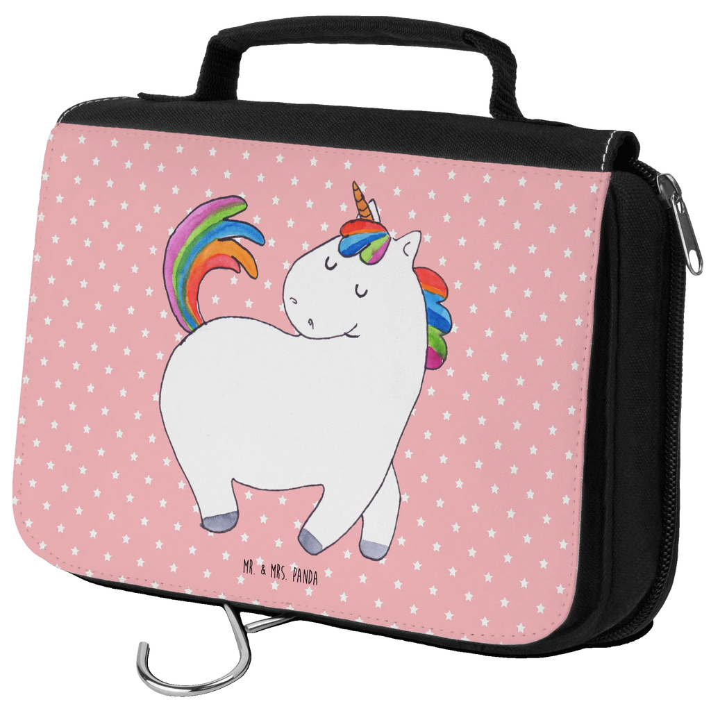 Kulturbeutel Einhorn Stolzieren Kulturbeutel, Zum Aufhängen, Waschtasche, Kosmetiktasche, Damen, Herren, Aufbewahrungstasche, Schminktasche, Kosmetikbeutel, Organizer, Kulturtasche, Schminkutensil, Einhorn, Einhörner, Einhorn Deko, Pegasus, Unicorn, stolz, anders, bunt, Pferd, Reiter, Reiten, Freundin, Geschenk