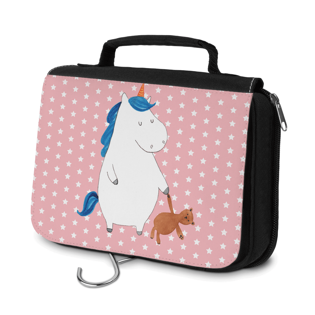 Kulturbeutel Einhorn Teddy Kulturbeutel, Zum Aufhängen, Waschtasche, Kosmetiktasche, Damen, Herren, Aufbewahrungstasche, Schminktasche, Kosmetikbeutel, Organizer, Kulturtasche, Schminkutensil, Einhorn, Einhörner, Einhorn Deko, Pegasus, Unicorn, schlafen, gute Nacht, Single, Bett, Träumen, Freundin, Singleleben