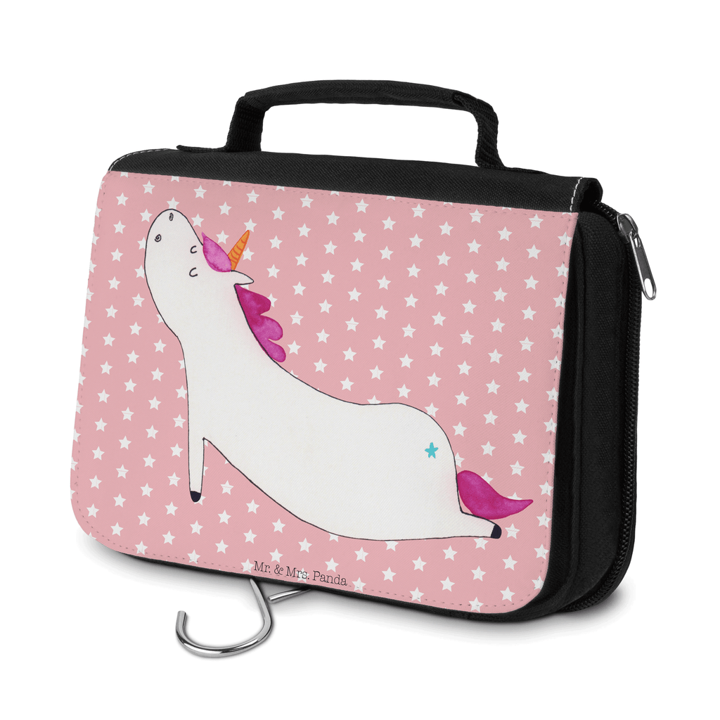 Kulturbeutel Einhorn Yoga Kulturbeutel, Zum Aufhängen, Waschtasche, Kosmetiktasche, Damen, Herren, Aufbewahrungstasche, Schminktasche, Kosmetikbeutel, Organizer, Kulturtasche, Schminkutensil, Einhorn, Einhörner, Einhorn Deko, Pegasus, Unicorn, Yoga, Namaste, Achtsamkeit, Entspannung, Joga, Yogamatte, Sport, lustig, witzig, süß