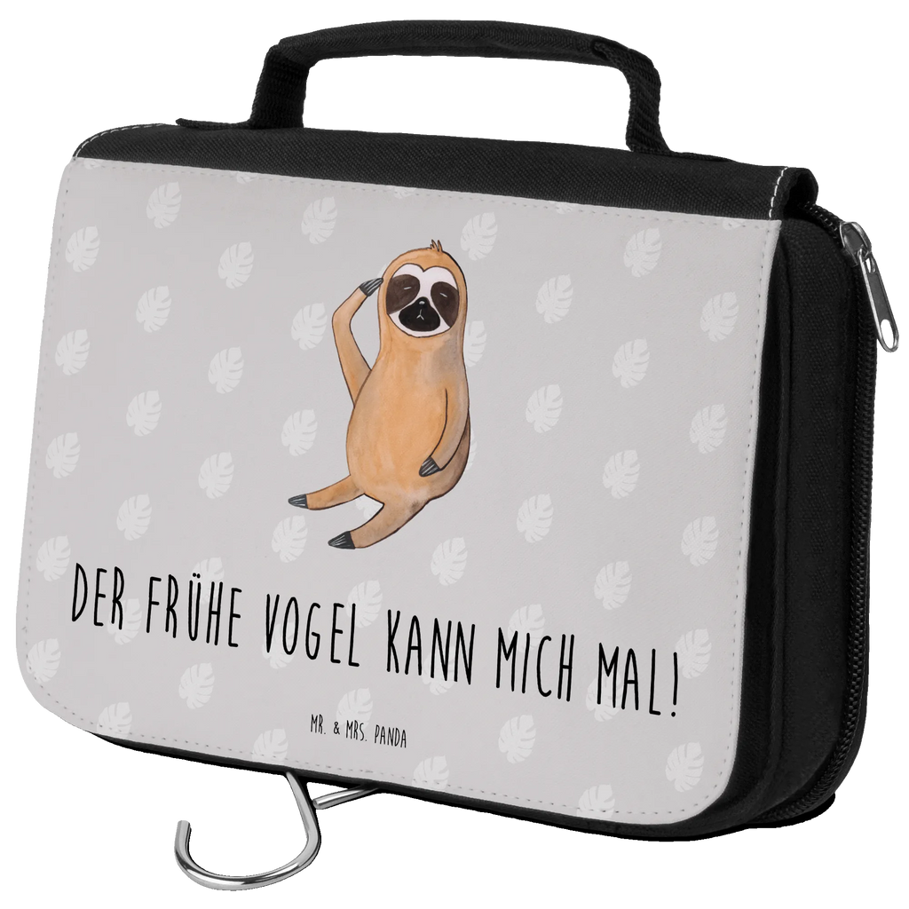 Kulturbeutel Faultier Vogel Kulturbeutel, Zum Aufhängen, Waschtasche, Kosmetiktasche, Damen, Herren, Aufbewahrungstasche, Schminktasche, Kosmetikbeutel, Organizer, Kulturtasche, Schminkutensil, Faultier, Faultier Geschenk, Faultier Deko, Faultiere, faul, Lieblingstier, Spinner, früher Vogel, der frühe Vogel, Frühaufsteher, Morgenmuffel, Vogel, Faultierwelt