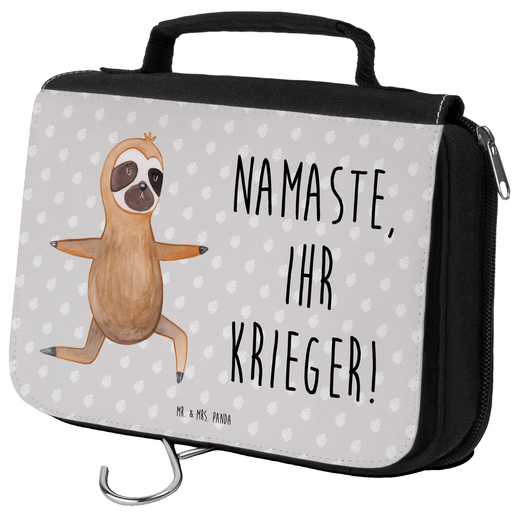 Kulturbeutel Faultier Yoga Kulturbeutel, Zum Aufhängen, Waschtasche, Kosmetiktasche, Damen, Herren, Aufbewahrungstasche, Schminktasche, Kosmetikbeutel, Organizer, Kulturtasche, Schminkutensil, Faultier, Faultier Geschenk, Faultier Deko, Faultiere, faul, Lieblingstier, Yoga, Namaste, Krieger, Yogaübungen, Meditation, Atmung, Gelassenheit, Entspannung