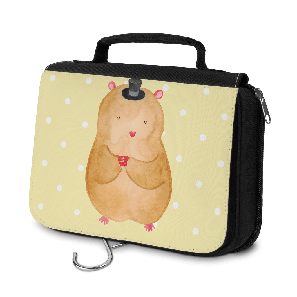 Kulturbeutel Hamster Hut Kulturbeutel, Zum Aufhängen, Waschtasche, Kosmetiktasche, Damen, Herren, Aufbewahrungstasche, Schminktasche, Kosmetikbeutel, Organizer, Kulturtasche, Schminkutensil, Tiermotive, Gute Laune, lustige Sprüche, Tiere, Hamster, Hut, Magier, Zylinder, Zwerghamster, Zauberer