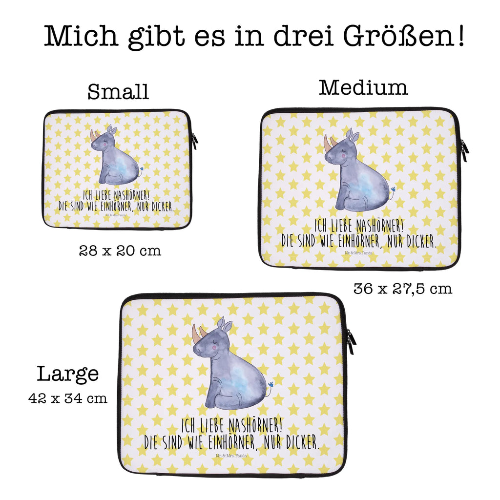 Notebook Tasche Einhorn Nashorn Notebook Tasche, Laptop, Computertasche, Tasche, Notebook-Tasche, Notebook-Reisehülle, Notebook Schutz, Einhorn, Einhörner, Einhorn Deko, Pegasus, Unicorn, Regenbogen, witzig, lustig, Zoo, Glitzer, Einhornpower, Erwachsenwerden, Nashorn, Nashörner