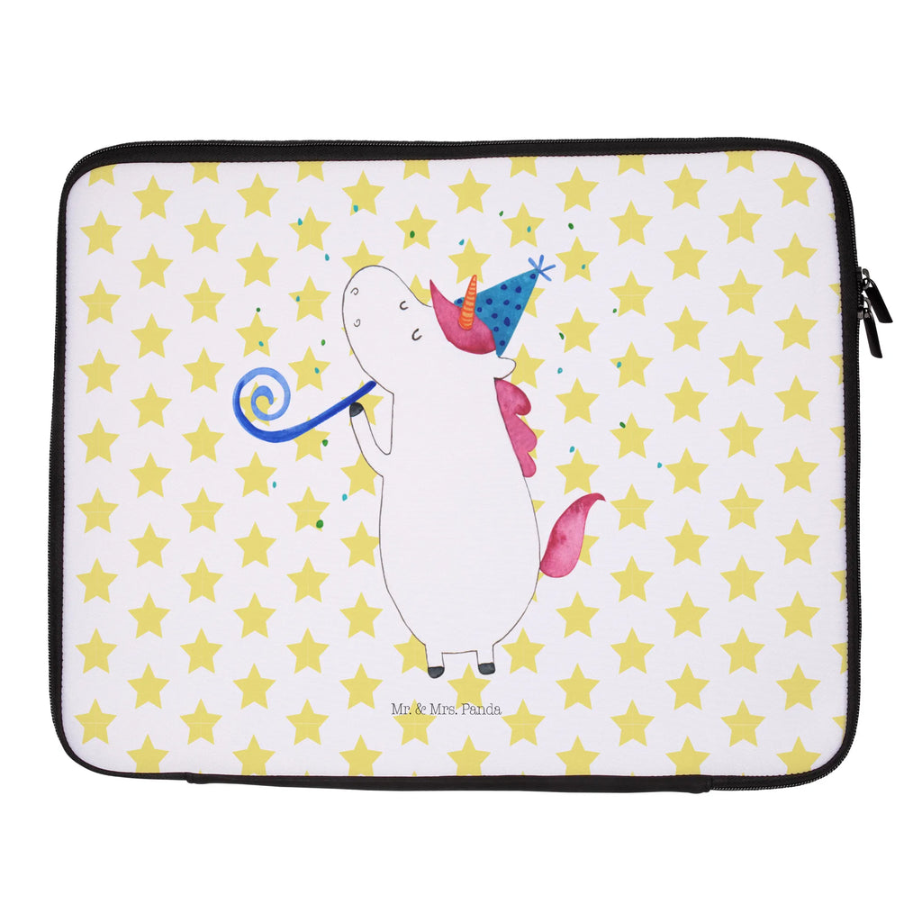 Notebook Tasche Einhorn Party Notebook Tasche, Laptop, Computertasche, Tasche, Notebook-Tasche, Notebook-Reisehülle, Notebook Schutz, Einhorn, Einhörner, Einhorn Deko, Pegasus, Unicorn, Glitzer, Konfetti, Party, Geburtstag, Feier, Fest, Alkohol, Disco, Club