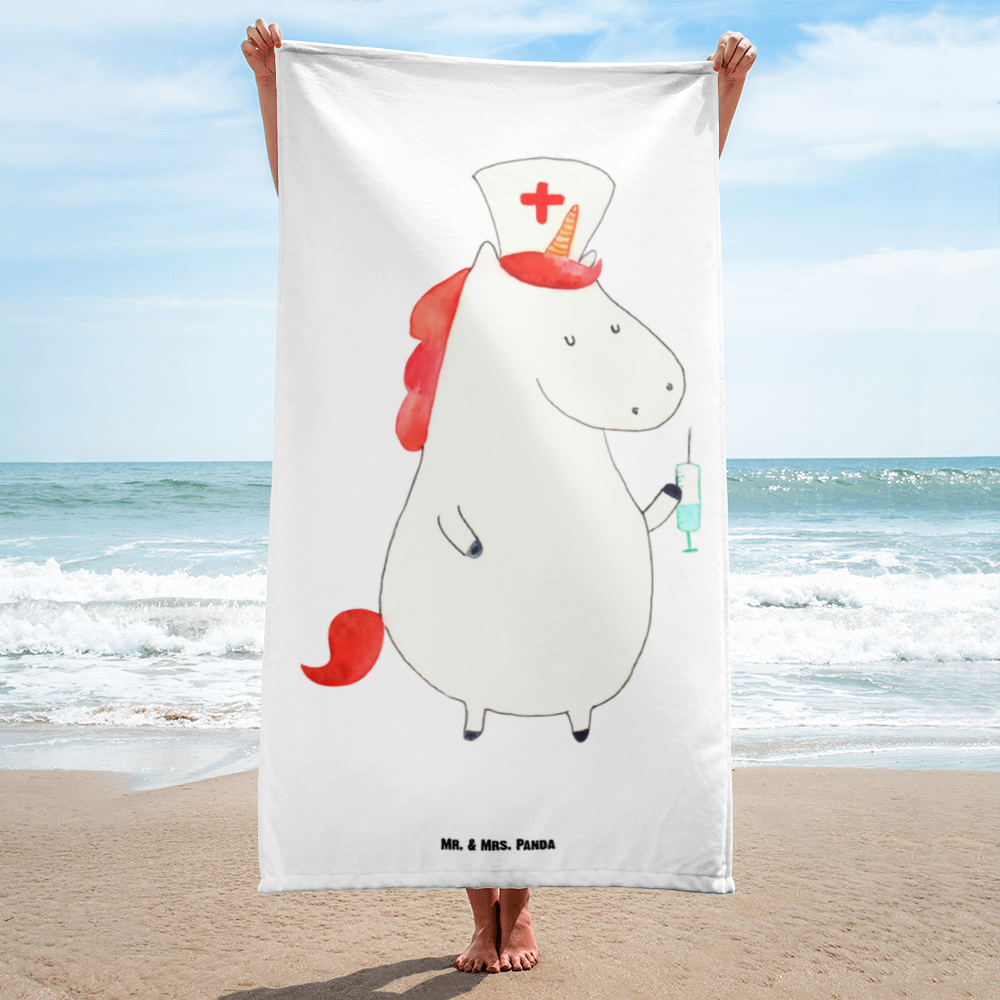 XL Badehandtuch Einhorn Krankenschwester Handtuch, Badetuch, Duschtuch, Strandtuch, Saunatuch, Einhorn, Einhörner, Einhorn Deko, Pegasus, Unicorn, Krankenschwester Geschenk, Krankenpfleger Geschenk, Krankenpflegerin, Krankenschwester Dankeschön, Krankenhaus, Ärztin Geschenk