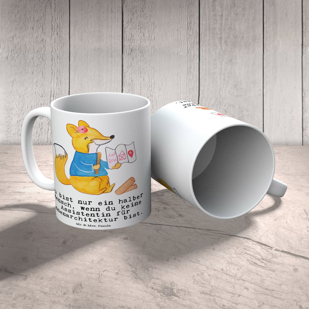 Tasse Assistentin für Innenarchitektur mit Herz Tasse, Kaffeetasse, Teetasse, Becher, Kaffeebecher, Teebecher, Keramiktasse, Porzellantasse, Büro Tasse, Geschenk Tasse, Tasse Sprüche, Tasse Motive, Kaffeetassen, Tasse bedrucken, Designer Tasse, Cappuccino Tassen, Schöne Teetassen, Beruf, Ausbildung, Jubiläum, Abschied, Rente, Kollege, Kollegin, Geschenk, Schenken, Arbeitskollege, Mitarbeiter, Firma, Danke, Dankeschön