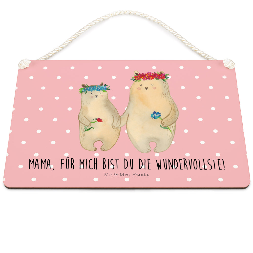 Deko Schild Bären mit Blumenkranz Dekoschild, Deko Schild, Schild, Tür Schild, Türschild, Holzschild, Wandschild, Wanddeko, Familie, Vatertag, Muttertag, Bruder, Schwester, Mama, Papa, Oma, Opa, Bär, Bären, Mutter, Mutti, Mami, Lieblingsmensch, Lieblingsmama, beste Mutter, weltbeste Mama, Geschenk Mama. Muttertag, Tochter, Kind, Kinder, Töchter, Family, Vorbild