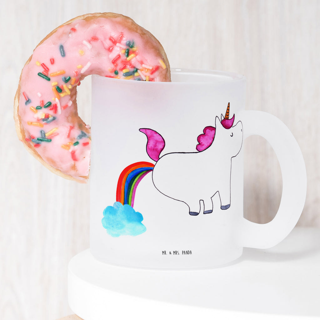 Teetasse Einhorn Pupsend Teetasse, Teeglas, Teebecher, Tasse mit Henkel, Tasse, Glas Teetasse, Teetasse aus Glas, Einhorn, Einhörner, Einhorn Deko, Pegasus, Unicorn, Pups, Regenbogen, Glitzer, Einhornpower, Erwachsenwerden, Spaß, lustig, Freundin