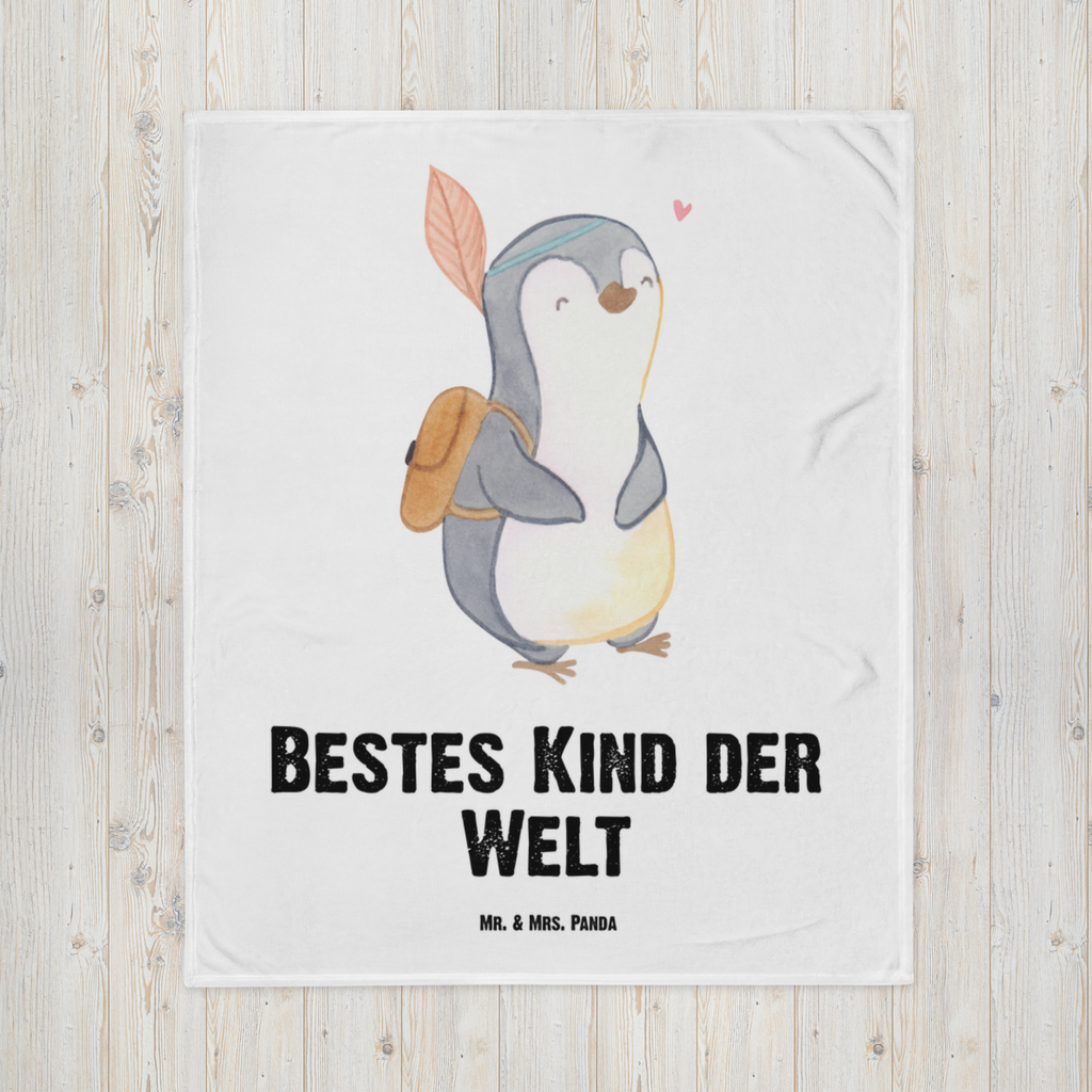 Kuscheldecke Pinguin Bestes Kind der Welt Decke, Wohndecke, Tagesdecke, Wolldecke, Sofadecke, für, Dankeschön, Geschenk, Schenken, Geburtstag, Geburtstagsgeschenk, Geschenkidee, Danke, Bedanken, Mitbringsel, Freude machen, Geschenktipp, Kinder, Kind, Kid, Kids, Kiddy, Bestes, Tochter, Sohn, Nachwuchs, Geburt, Liebling, Taufe