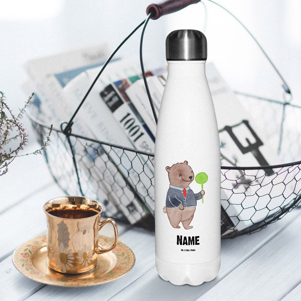 Personalisierte Thermosflasche Schaffner mit Herz Personalisierte Isolierflasche, Personalisierte Thermoflasche, Personalisierte Trinkflasche, Trinkflasche Mit Namen, Wunschname, Bedrucken, Namensflasche, Beruf, Ausbildung, Jubiläum, Abschied, Rente, Kollege, Kollegin, Geschenk, Schenken, Arbeitskollege, Mitarbeiter, Firma, Danke, Dankeschön