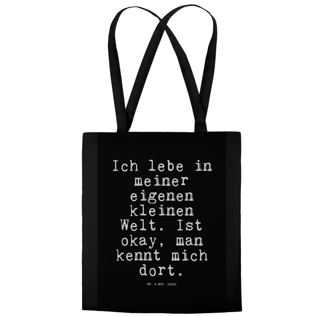 Tragetasche Sprüche und Zitate Ich lebe in meiner eigenen kleinen Welt. Ist okay, man kennt mich dort. Beuteltasche, Beutel, Einkaufstasche, Jutebeutel, Stoffbeutel, Tasche, Shopper, Umhängetasche, Strandtasche, Schultertasche, Stofftasche, Tragetasche, Badetasche, Jutetasche, Einkaufstüte, Laptoptasche, Spruch, Sprüche, lustige Sprüche, Weisheiten, Zitate, Spruch Geschenke, Spruch Sprüche Weisheiten Zitate Lustig Weisheit Worte