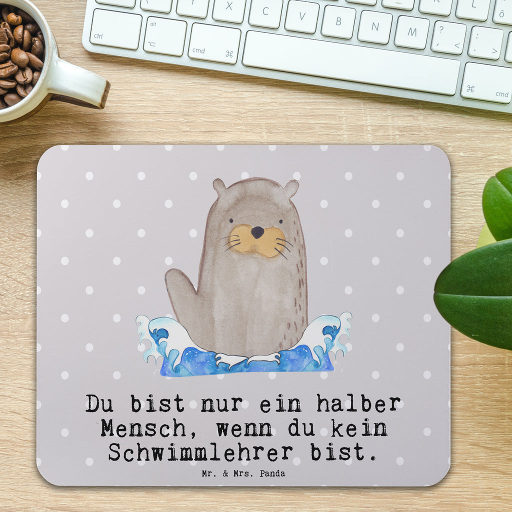 Mauspad Schwimmlehrer mit Herz Mousepad, Computer zubehör, Büroausstattung, PC Zubehör, Arbeitszimmer, Mauspad, Einzigartiges Mauspad, Designer Mauspad, Mausunterlage, Mauspad Büro, Beruf, Ausbildung, Jubiläum, Abschied, Rente, Kollege, Kollegin, Geschenk, Schenken, Arbeitskollege, Mitarbeiter, Firma, Danke, Dankeschön, Schwimmlehrer, Schwimmbad, Schwimmschule, Schwimmverein, Schwimmkurs