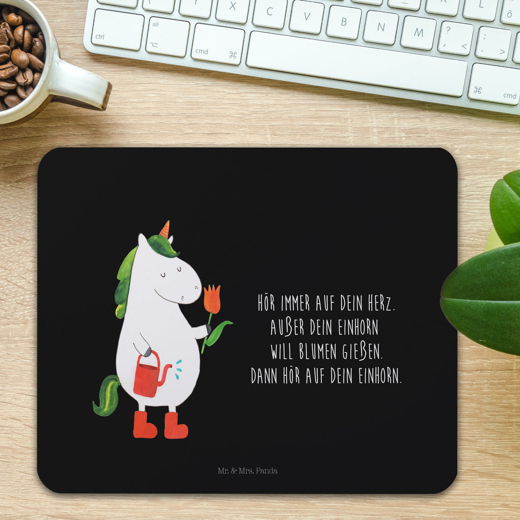 Mauspad Einhorn Gärtner Mousepad, Computer zubehör, Büroausstattung, PC Zubehör, Arbeitszimmer, Mauspad, Einzigartiges Mauspad, Designer Mauspad, Mausunterlage, Mauspad Büro, Einhorn, Einhörner, Einhorn Deko, Pegasus, Unicorn, Luftballon, Gießkanne, Giesskanne, Lebenslust, Freude, Blume, Freundin, Garten, Stiefel