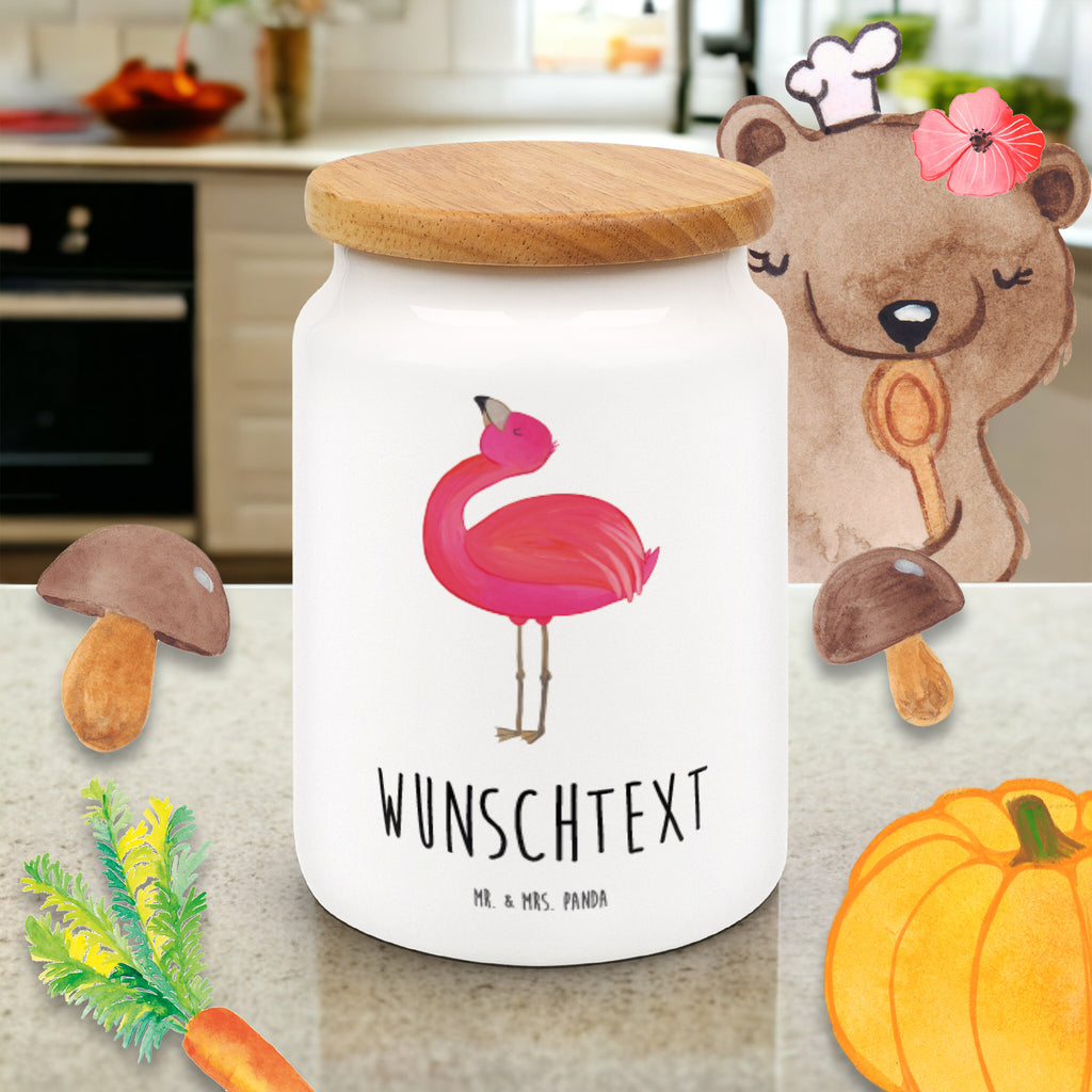 Personalisierte Vorratsdose Flamingo stolz Personalisierte Vorratsdose, Personalisierte Keksdose, Personalisierte Keramikdose, Personalisierte Leckerlidose, Personalisierte Dose, Personalisierter Vorratsbehälter, Personalisierte Aufbewahrungsdose, Flamingo, stolz, Freude, Selbstliebe, Selbstakzeptanz, Freundin, beste Freundin, Tochter, Mama, Schwester