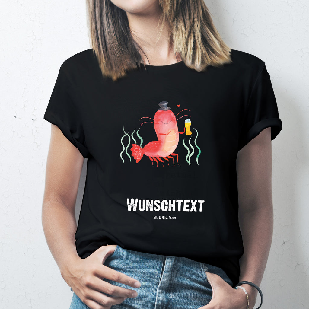 Personalisiertes T-Shirt Hummer mit Weizen T-Shirt Personalisiert, T-Shirt mit Namen, T-Shirt mit Aufruck, Männer, Frauen, Wunschtext, Bedrucken, Meerestiere, Meer, Urlaub, Garnele, Garnelen, Bier, Kochen, Männerhaushalt, Junggeselle, Junggesellin, Bierliebhaber, Kneipe, Gasthaus, Wirtschaft