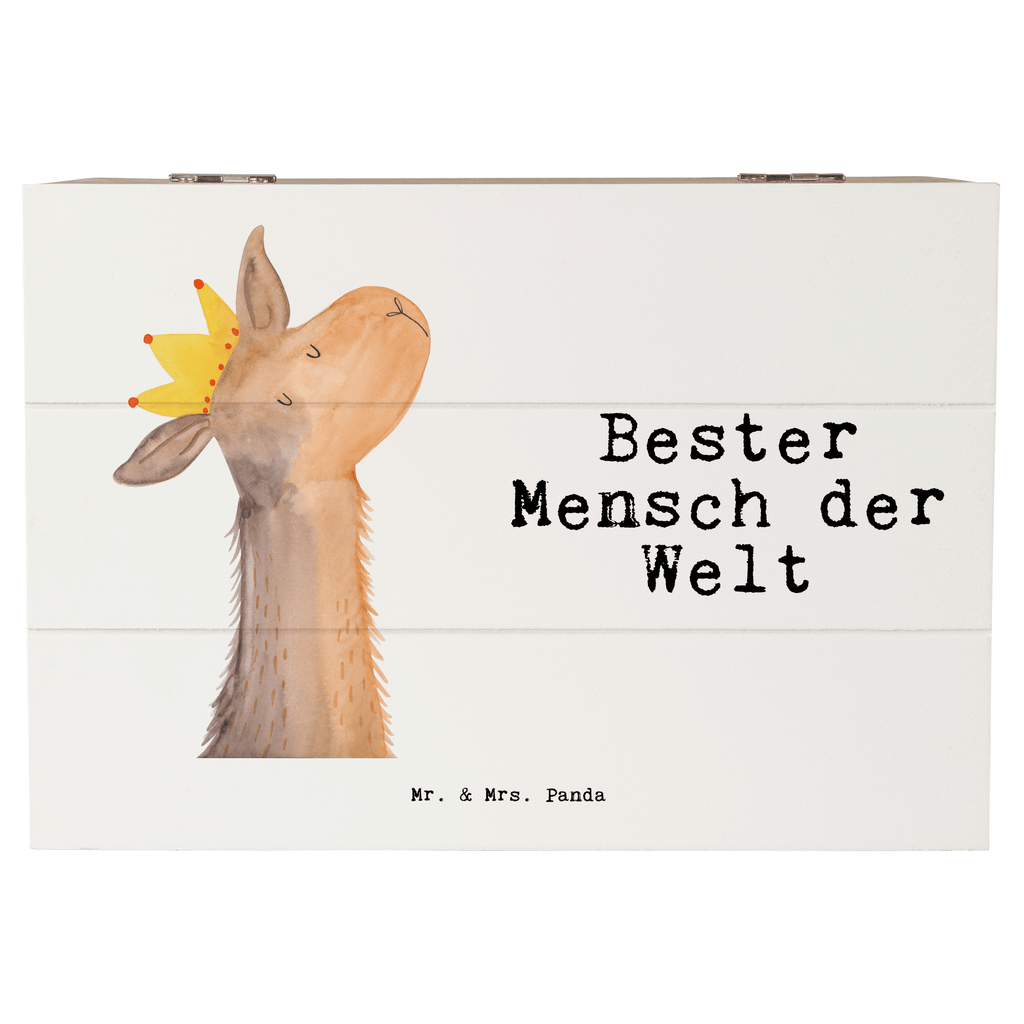 Holzkiste Lama Bester Mensch der Welt Holzkiste, Kiste, Schatzkiste, Truhe, Schatulle, XXL, Erinnerungsbox, Erinnerungskiste, Dekokiste, Aufbewahrungsbox, Geschenkbox, Geschenkdose, für, Dankeschön, Geschenk, Schenken, Geburtstag, Geburtstagsgeschenk, Geschenkidee, Danke, Bedanken, Mitbringsel, Freude machen, Geschenktipp, Lieblingsmensch, Liebling, Lieblings Mensch, tollster Mensch, Vorbild, Partner, Ehemann, Ehefrau, Liebe, Valentinstag