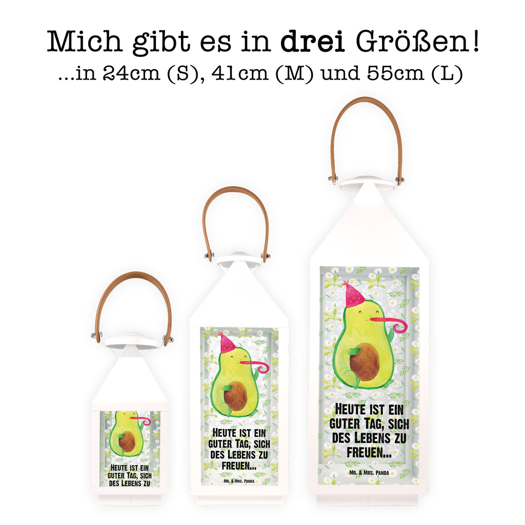 Deko Laterne Avocado Feier Gartenlampe, Gartenleuchte, Gartendekoration, Gartenlicht, Laterne kleine Laternen, XXL Laternen, Laterne groß, Avocado, Veggie, Vegan, Gesund, Party, Feierlichkeit, Feier, Fete, Geburtstag, Gute Laune, Tröte