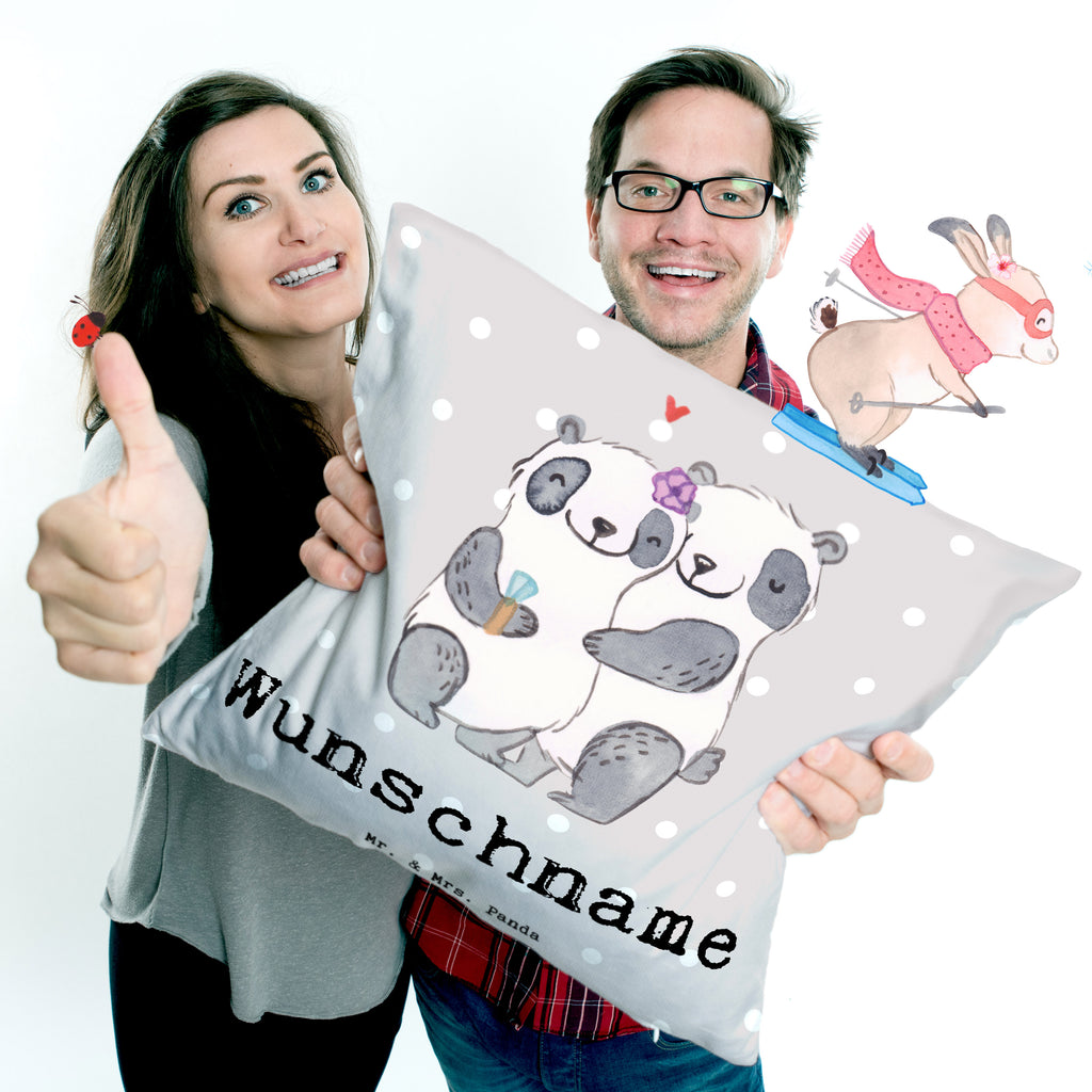 Personalisiertes Kissen Panda Beste Verlobte der Welt Kissen, personalisiert, Name, Wunschname, bedrucken, Kopfkissen, für, Dankeschön, Geschenk, Schenken, Geburtstag, Geburtstagsgeschenk, Geschenkidee, Danke, Bedanken, Mitbringsel, Freude machen, Geschenktipp, Verlobte, Verloben, Verlobung, Traumfrau, Frau, Freundin, Ehefrau, Zukünftige, Hochzeit, Ehe