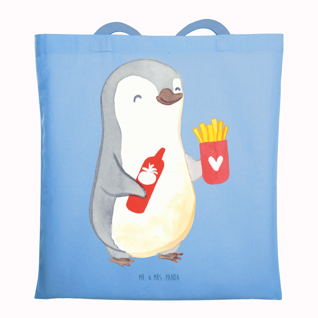 Tragetasche Pinguin Pommes Beuteltasche, Beutel, Einkaufstasche, Jutebeutel, Stoffbeutel, Tasche, Shopper, Umhängetasche, Strandtasche, Schultertasche, Stofftasche, Tragetasche, Badetasche, Jutetasche, Einkaufstüte, Laptoptasche, Liebe, Partner, Freund, Freundin, Ehemann, Ehefrau, Heiraten, Verlobung, Heiratsantrag, Liebesgeschenk, Jahrestag, Hocheitstag, Valentinstag, Geschenk für Frauen, Hochzeitstag, Mitbringsel, Geschenk für Freundin, Geschenk für Partner, Liebesbeweis, für Männer, für Ehemann