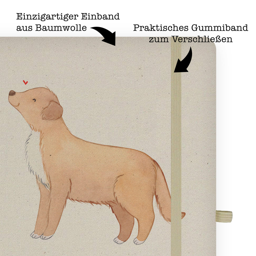 Baumwoll Notizbuch Nova Scotia Duck Lebensretter Notizen, Eintragebuch, Tagebuch, Notizblock, Adressbuch, Journal, Kladde, Skizzenbuch, Notizheft, Schreibbuch, Schreibheft, Hund, Hunderasse, Rassehund, Hundebesitzer, Geschenk, Tierfreund, Schenken, Welpe, Nova Scotia Duck Tolling Retriever, Retriever