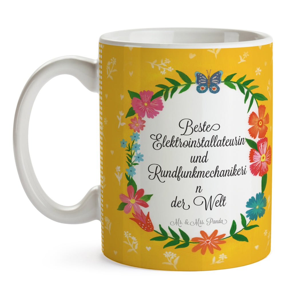 Tasse Design Frame Happy Girls Elektroinstallateurin und Rundfunkmechanikerin Tasse, Kaffeetasse, Teetasse, Becher, Kaffeebecher, Teebecher, Keramiktasse, Porzellantasse, Büro Tasse, Geschenk Tasse, Tasse Sprüche, Tasse Motive, Kaffeetassen, Tasse bedrucken, Designer Tasse, Cappuccino Tassen, Schöne Teetassen, Geschenk