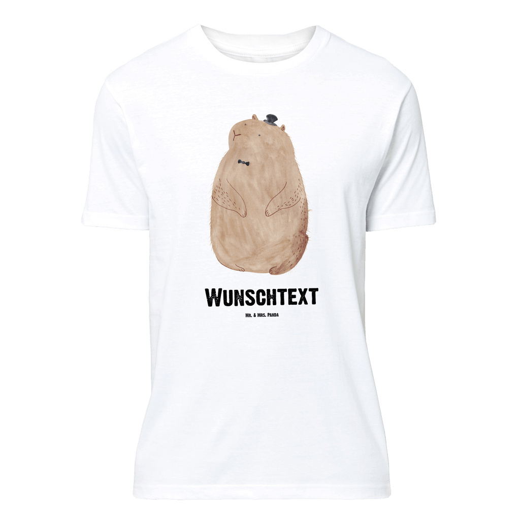 Personalisiertes T-Shirt Murmeltier T-Shirt Personalisiert, T-Shirt mit Namen, T-Shirt mit Aufruck, Männer, Frauen, Wunschtext, Bedrucken, Tiermotive, Gute Laune, lustige Sprüche, Tiere, Murmeltier, Knigge, Fröhlichkeit, Freundlichkeit, Respekt, Anstand