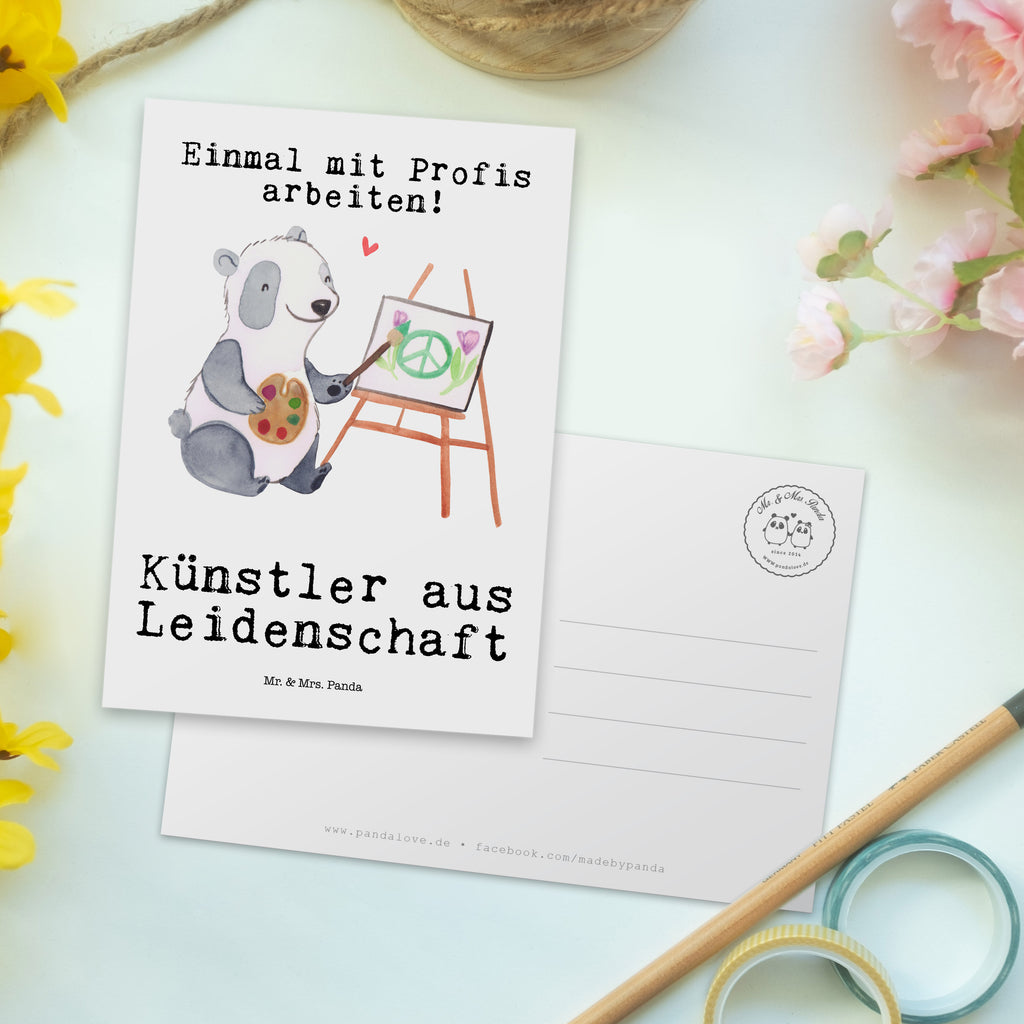 Postkarte Künstler aus Leidenschaft Postkarte, Karte, Geschenkkarte, Grußkarte, Einladung, Ansichtskarte, Geburtstagskarte, Einladungskarte, Dankeskarte, Ansichtskarten, Einladung Geburtstag, Einladungskarten Geburtstag, Beruf, Ausbildung, Jubiläum, Abschied, Rente, Kollege, Kollegin, Geschenk, Schenken, Arbeitskollege, Mitarbeiter, Firma, Danke, Dankeschön, Künstler, Maler, Kunstmaler, Galerie Eröffnung, Kunstschule