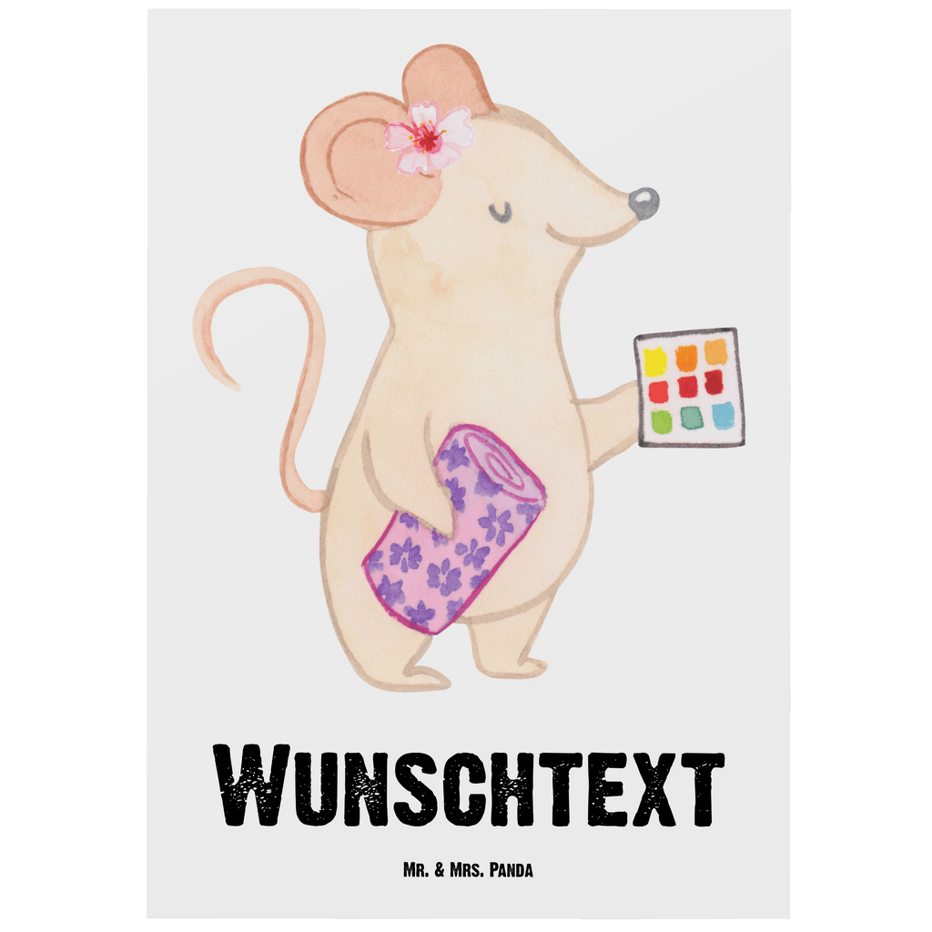 Personalisierte Postkarte Raumausstatterin mit Herz Postkarte mit Namen, Postkarte bedrucken, Postkarte mit Wunschtext, Postkarte personalisierbar, Geschenkkarte mit Namen, Grußkarte mit Namen, Karte mit Namen, Einladung mit Namen, Ansichtskarte mit Namen, Geschenkkarte mit Wunschtext, Grußkarte mit Wunschtext, Karte mit Wunschtext, Einladung mit Wunschtext, Ansichtskarte mit Wunschtext, Beruf, Ausbildung, Jubiläum, Abschied, Rente, Kollege, Kollegin, Geschenk, Schenken, Arbeitskollege, Mitarbeiter, Firma, Danke, Dankeschön