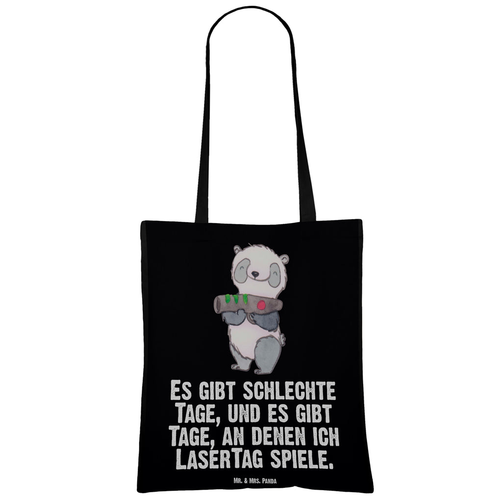 Tragetasche Panda LaserTag Tage Beuteltasche, Beutel, Einkaufstasche, Jutebeutel, Stoffbeutel, Tasche, Shopper, Umhängetasche, Strandtasche, Schultertasche, Stofftasche, Tragetasche, Badetasche, Jutetasche, Einkaufstüte, Laptoptasche, Geschenk, Sport, Sportart, Hobby, Schenken, Danke, Dankeschön, Auszeichnung, Gewinn, Sportler, Lasertag, Lasergame Zentrum, Laser Tag Party