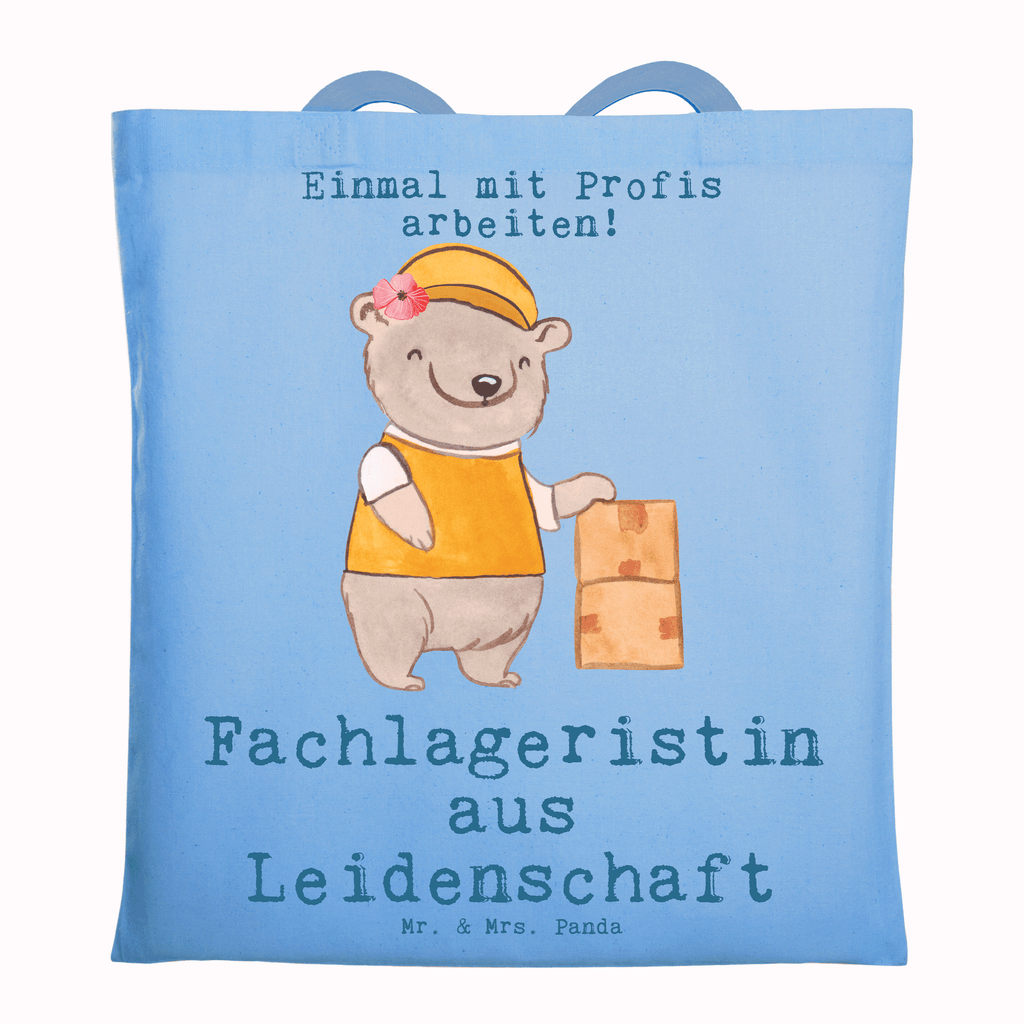 Tragetasche Fachlageristin aus Leidenschaft Beuteltasche, Beutel, Einkaufstasche, Jutebeutel, Stoffbeutel, Tasche, Shopper, Umhängetasche, Strandtasche, Schultertasche, Stofftasche, Tragetasche, Badetasche, Jutetasche, Einkaufstüte, Laptoptasche, Beruf, Ausbildung, Jubiläum, Abschied, Rente, Kollege, Kollegin, Geschenk, Schenken, Arbeitskollege, Mitarbeiter, Firma, Danke, Dankeschön, Lagerarbeiterin, Fachlageristin, Lageristin, Lagerverwalterin