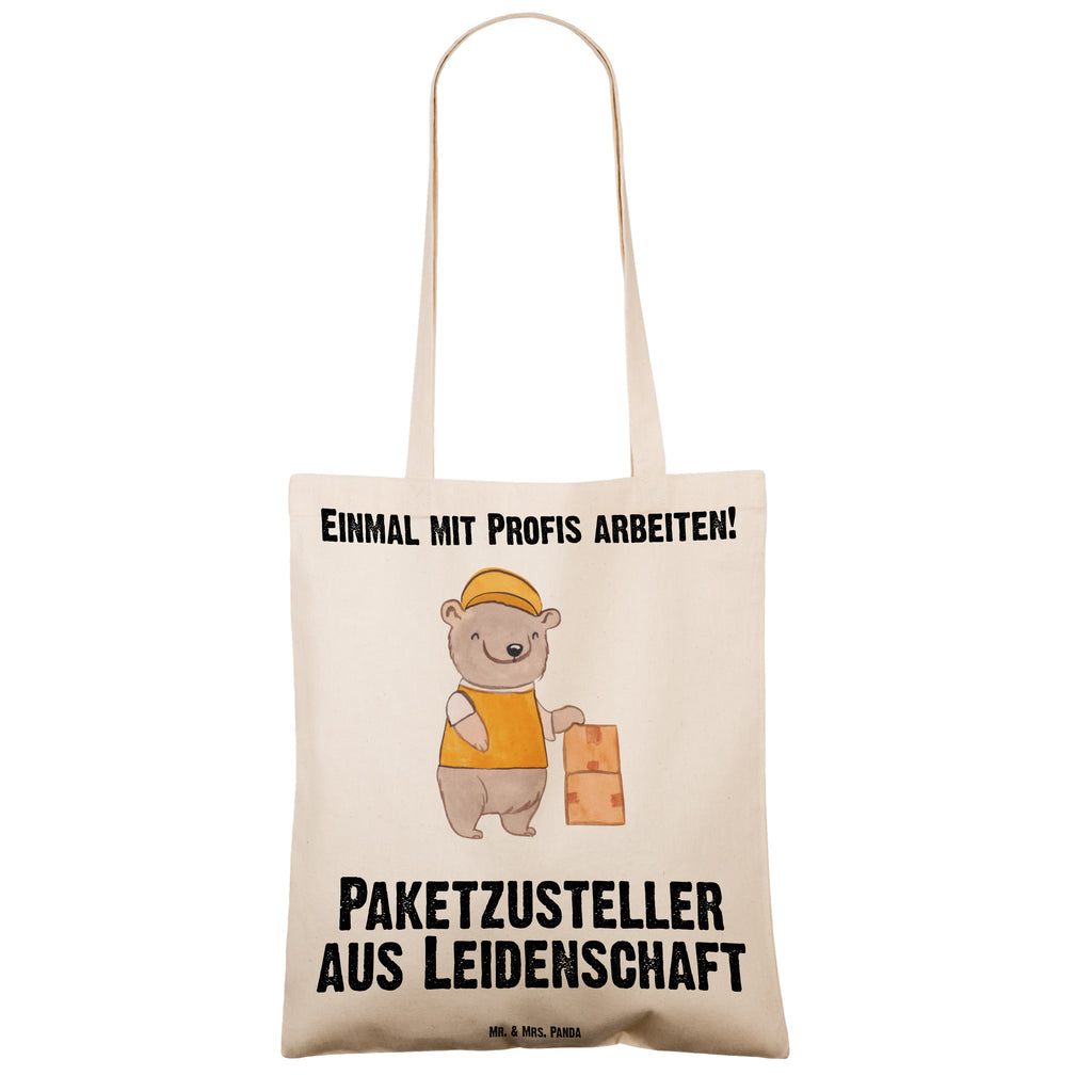 Tragetasche Paketzusteller aus Leidenschaft Beuteltasche, Beutel, Einkaufstasche, Jutebeutel, Stoffbeutel, Tasche, Shopper, Umhängetasche, Strandtasche, Schultertasche, Stofftasche, Tragetasche, Badetasche, Jutetasche, Einkaufstüte, Laptoptasche, Beruf, Ausbildung, Jubiläum, Abschied, Rente, Kollege, Kollegin, Geschenk, Schenken, Arbeitskollege, Mitarbeiter, Firma, Danke, Dankeschön