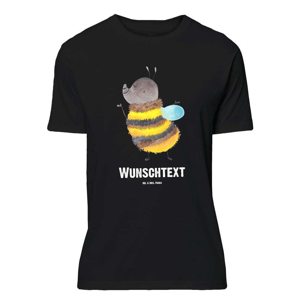 Personalisiertes T-Shirt Hummel flauschig T-Shirt Personalisiert, T-Shirt mit Namen, T-Shirt mit Aufruck, Männer, Frauen, Wunschtext, Bedrucken, Tiermotive, Gute Laune, lustige Sprüche, Tiere, Hummel, Flauschig, Biene, Blume, Natur
