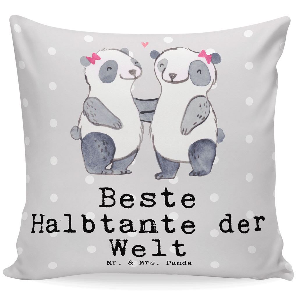 40x40 Kissen Panda Beste Halbtante der Welt Kissenhülle, Kopfkissen, Sofakissen, Dekokissen, Motivkissen, sofakissen, sitzkissen, Kissen, Kissenbezüge, Kissenbezug 40x40, Kissen 40x40, Kissenhülle 40x40, Zierkissen, Couchkissen, Dekokissen Sofa, Sofakissen 40x40, Dekokissen 40x40, Kopfkissen 40x40, Kissen 40x40 Waschbar, für, Dankeschön, Geschenk, Schenken, Geburtstag, Geburtstagsgeschenk, Geschenkidee, Danke, Bedanken, Mitbringsel, Freude machen, Geschenktipp, Halbtante, Tante, beste Tante, Stieftante, Stief, Stiefgeschwister, Familie, Kleinigkeit