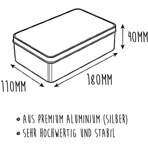 Metalldose rechteckig Frühling Blechdose, Metalldose, Blechbox, Container, Keksdose, Vorratsdose, Vorratsbox, Döschen, Versperbox, Vesperdose, Aufbewahrungsdose, Aufbewahrungsbox, Aluminiumdose, Dose, Blumen Deko, Frühlings Deko, Sommer Deko, Dekoration, positive Botschaft, Naturliebhaber, Outdoor, Natur, Abenteuer, Frühling, Jahreszeit Motiv, Deko Wohnung, Geschenk Gärtner, Blumen, Naturmotiv, März, April, Mai