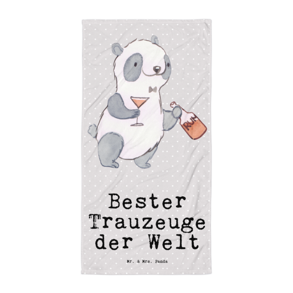 XL Badehandtuch Panda Bester Trauzeuge der Welt Handtuch, Badetuch, Duschtuch, Strandtuch, Saunatuch, für, Dankeschön, Geschenk, Schenken, Geburtstag, Geburtstagsgeschenk, Geschenkidee, Danke, Bedanken, Mitbringsel, Freude machen, Geschenktipp, Trauzeugen, Trauzeuge, Trauhzeugen, Hochzeit, Heirat, JGA, Trauung, Kirche, Standesamt, Braut, Bräutigam