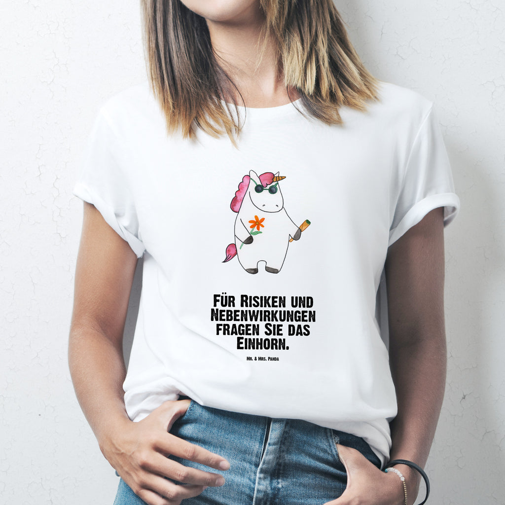 T-Shirt Standard Einhorn Woodstock T-Shirt, Shirt, Tshirt, Lustiges T-Shirt, T-Shirt mit Spruch, Party, Junggesellenabschied, Jubiläum, Geburstag, Herrn, Damen, Männer, Frauen, Schlafshirt, Nachthemd, Sprüche, Einhorn, Einhörner, Einhorn Deko, Pegasus, Unicorn, Kiffen, Joint, Zigarette, Alkohol, Spaß. lustig, witzig, Woodstock