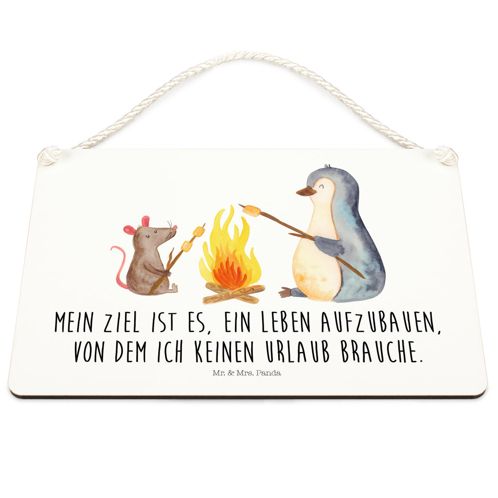 Deko Schild Pinguin Lagerfeuer Dekoschild, Deko Schild, Schild, Tür Schild, Türschild, Holzschild, Wandschild, Wanddeko, Pinguin, Maus, Pinguine, Lagerfeuer, Leben, Arbeit, Job, Motivation, Büro, Büroalltag, Lebensspruch, Lebensmotivation, Neustart, Liebe, grillen, Feuer, Marshmallows