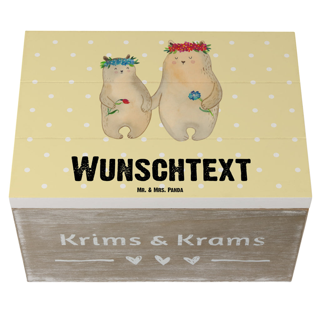 Personalisierte Holzkiste Bären mit Blumenkranz Holzkiste mit Namen, Kiste mit Namen, Schatzkiste mit Namen, Truhe mit Namen, Schatulle mit Namen, Erinnerungsbox mit Namen, Erinnerungskiste, mit Namen, Dekokiste mit Namen, Aufbewahrungsbox mit Namen, Holzkiste Personalisiert, Kiste Personalisiert, Schatzkiste Personalisiert, Truhe Personalisiert, Schatulle Personalisiert, Erinnerungsbox Personalisiert, Erinnerungskiste Personalisiert, Dekokiste Personalisiert, Aufbewahrungsbox Personalisiert, Geschenkbox personalisiert, GEschenkdose personalisiert, Familie, Vatertag, Muttertag, Bruder, Schwester, Mama, Papa, Oma, Opa, Bär, Bären, Mutter, Mutti, Mami, Lieblingsmensch, Lieblingsmama, beste Mutter, weltbeste Mama, Geschenk Mama. Muttertag, Tochter, Kind, Kinder, Töchter, Family, Vorbild