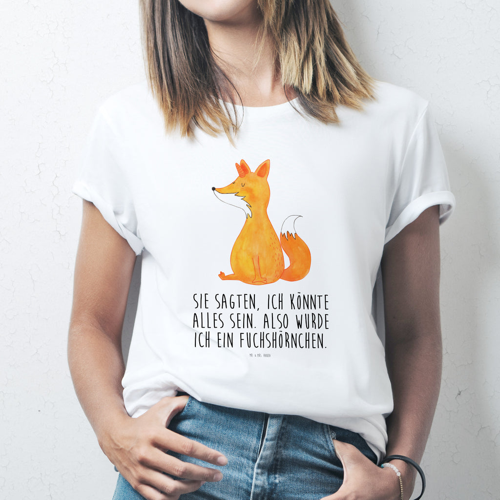 T-Shirt Standard Fuchshörnchen Wunsch T-Shirt, Shirt, Tshirt, Lustiges T-Shirt, T-Shirt mit Spruch, Party, Junggesellenabschied, Jubiläum, Geburstag, Herrn, Damen, Männer, Frauen, Schlafshirt, Nachthemd, Sprüche, Einhorn, Einhörner, Einhorn Deko, Pegasus, Unicorn, Fuchs, Unicorns, Fuchshörnchen, Fuchshorn, Foxycorn, Füchse