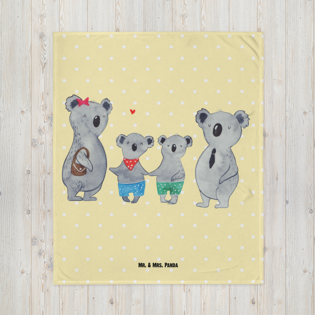 Kuscheldecke Koala Familie zwei