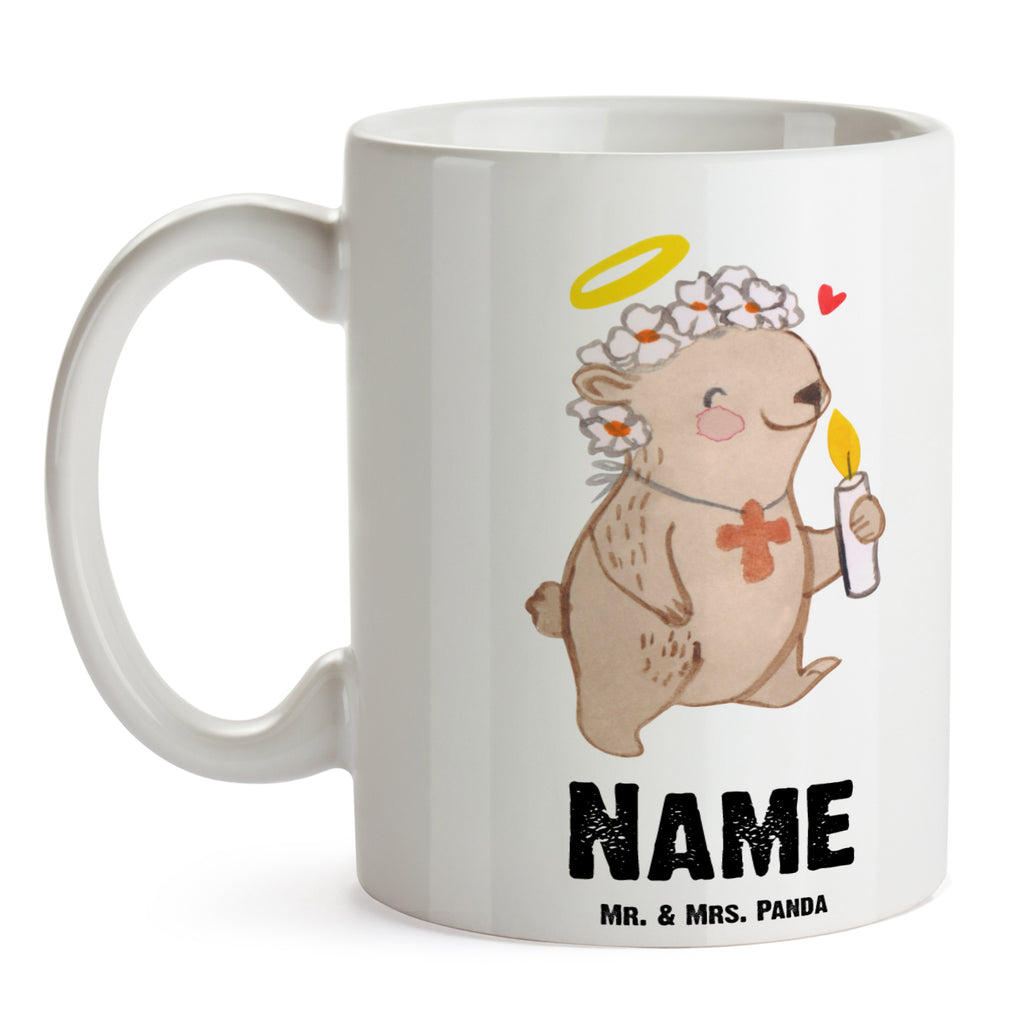 Personalisierte Tasse Bär Kommunion Mädchen Personalisierte Tasse, Namenstasse, Wunschname, Personalisiert, Tasse, Namen, Drucken, Tasse mit Namen, Konfirmation, Kommunion, Jugendweihe, Konfirmation Geschenk, Kommunion Geschenk, Kommunion Dankeschön, Glauben, Liebe, Gott, Gläubig