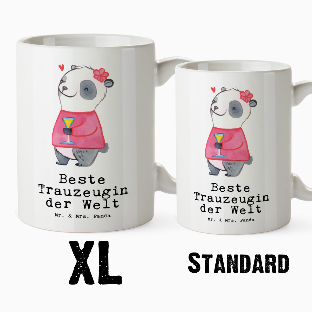 XL Tasse Panda Beste Trauzeugin der Welt XL Tasse, Große Tasse, Grosse Kaffeetasse, XL Becher, XL Teetasse, spülmaschinenfest, Jumbo Tasse, Groß, für, Dankeschön, Geschenk, Schenken, Geburtstag, Geburtstagsgeschenk, Geschenkidee, Danke, Bedanken, Mitbringsel, Freude machen, Geschenktipp, Trauzeugin, Trauhzeugin, Freundin, Hochzeit, Heirat, JGA, Trauung, Kirche, Standesamt, Braut