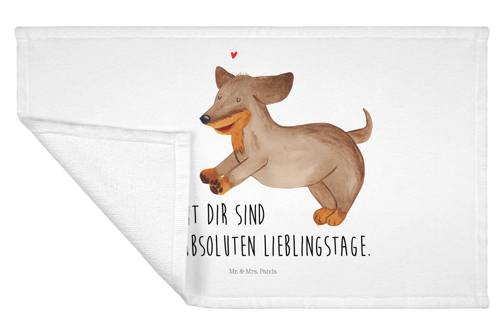 Handtuch Hund Dackel Handtuch, Badehandtuch, Badezimmer, Handtücher, groß, Kinder, Baby, Hund, Hundemotiv, Haustier, Hunderasse, Tierliebhaber, Hundebesitzer, Sprüche, Hunde, Dackel, Dachshund, happy dog