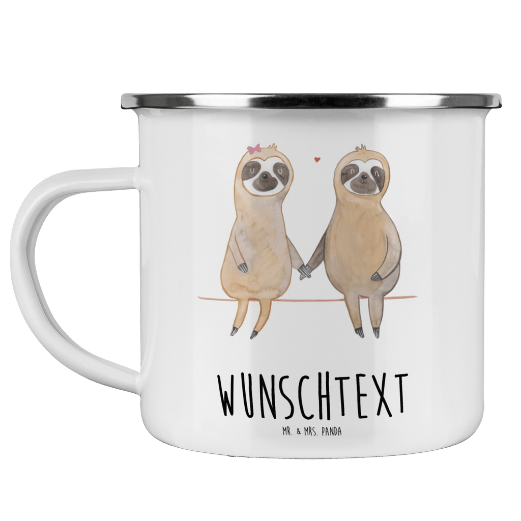 Personalisierte Emaille Tasse Faultier Pärchen Emaille Tasse personalisiert, Emaille Tasse mit Namen, Campingtasse personalisiert, Namenstasse, Campingtasse bedrucken, Campinggeschirr personalsisert, Faultier, Faultier Geschenk, Faultier Deko, Faultiere, faul, Lieblingstier, Liebe, Liebespaar, Faultierliebe, Faultierpärchen, verliebt, verlobt, gemeinsam, relaxen, Pärchen, Beziehung, Langsamkeit