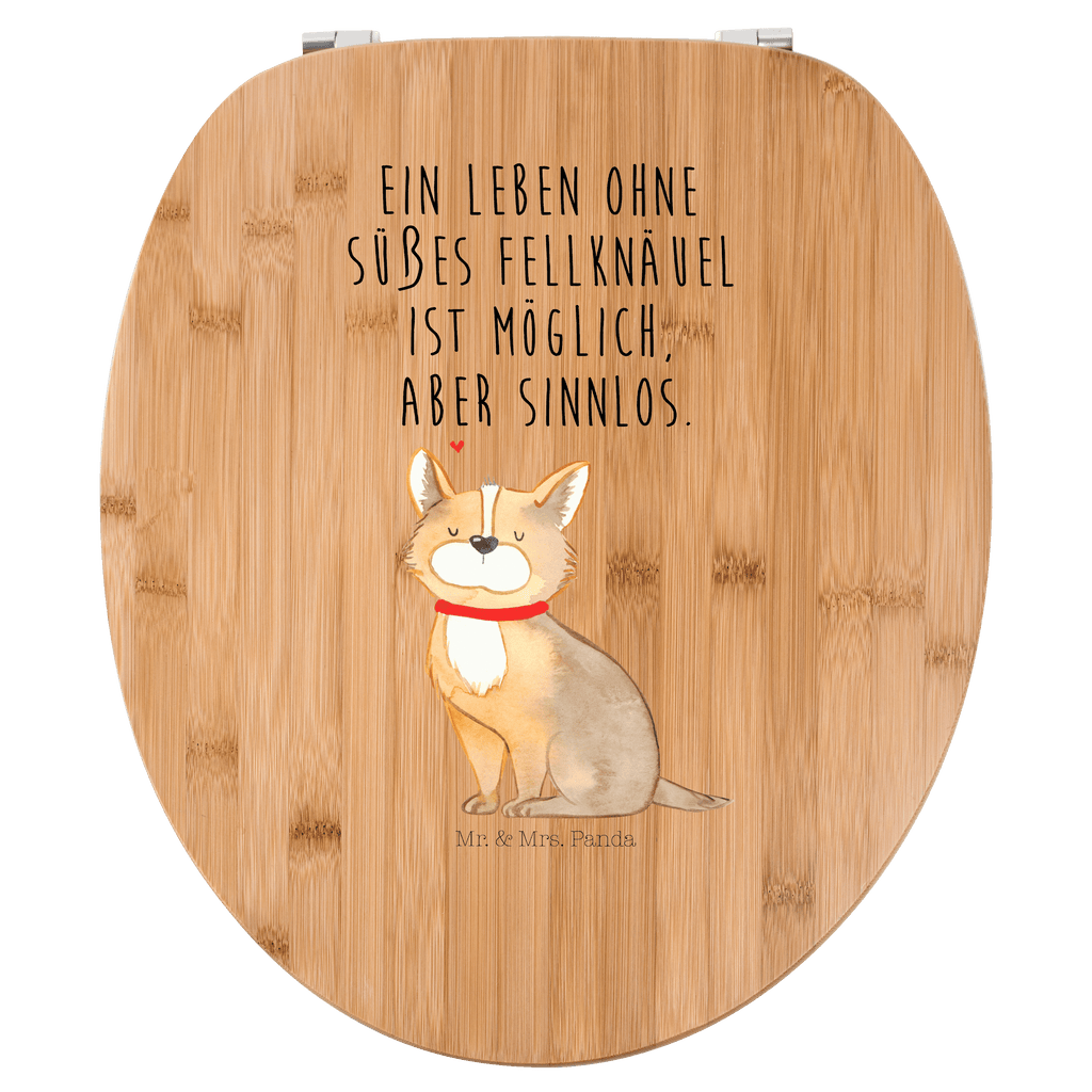 Motiv WC Sitz Hund Glück Klobrille, Klodeckel, Toilettendeckel, WC-Sitz, Toilette, Hund, Hundemotiv, Haustier, Hunderasse, Tierliebhaber, Hundebesitzer, Sprüche, Corgie, Hundeliebe, Spruch, Hundemama, Liebe