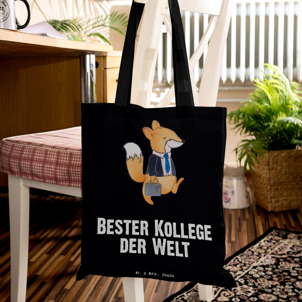 Tragetasche Fuchs Bester Kollege der Welt Beuteltasche, Beutel, Einkaufstasche, Jutebeutel, Stoffbeutel, Tasche, Shopper, Umhängetasche, Strandtasche, Schultertasche, Stofftasche, Tragetasche, Badetasche, Jutetasche, Einkaufstüte, Laptoptasche, für, Dankeschön, Geschenk, Schenken, Geburtstag, Geburtstagsgeschenk, Geschenkidee, Danke, Bedanken, Mitbringsel, Freude machen, Geschenktipp, Arbeitskollege, Kollege, Büro, Abschiedsgeschenk, Ruhestand, Arbeit, Mitarbeiter, Berufsgenosse, Beruf